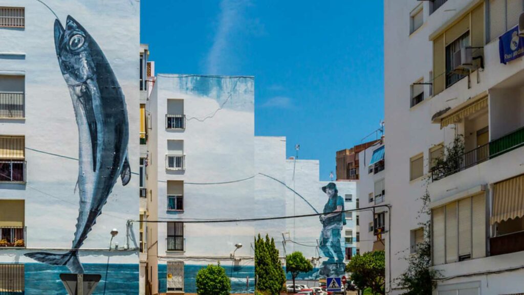 Ruta de los murales de Estepona 8 DIA DE PESCA Ruta de los Murales Artisticos en Estepona