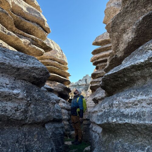 formaciones rocosas en el torcal de antequera