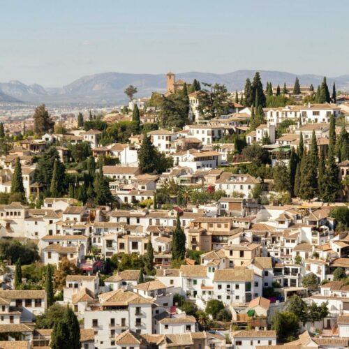 Barrio del Albaicín en Granada