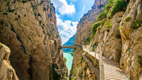 Caminito del Rey de Málaga: puente del Caminito del Rey